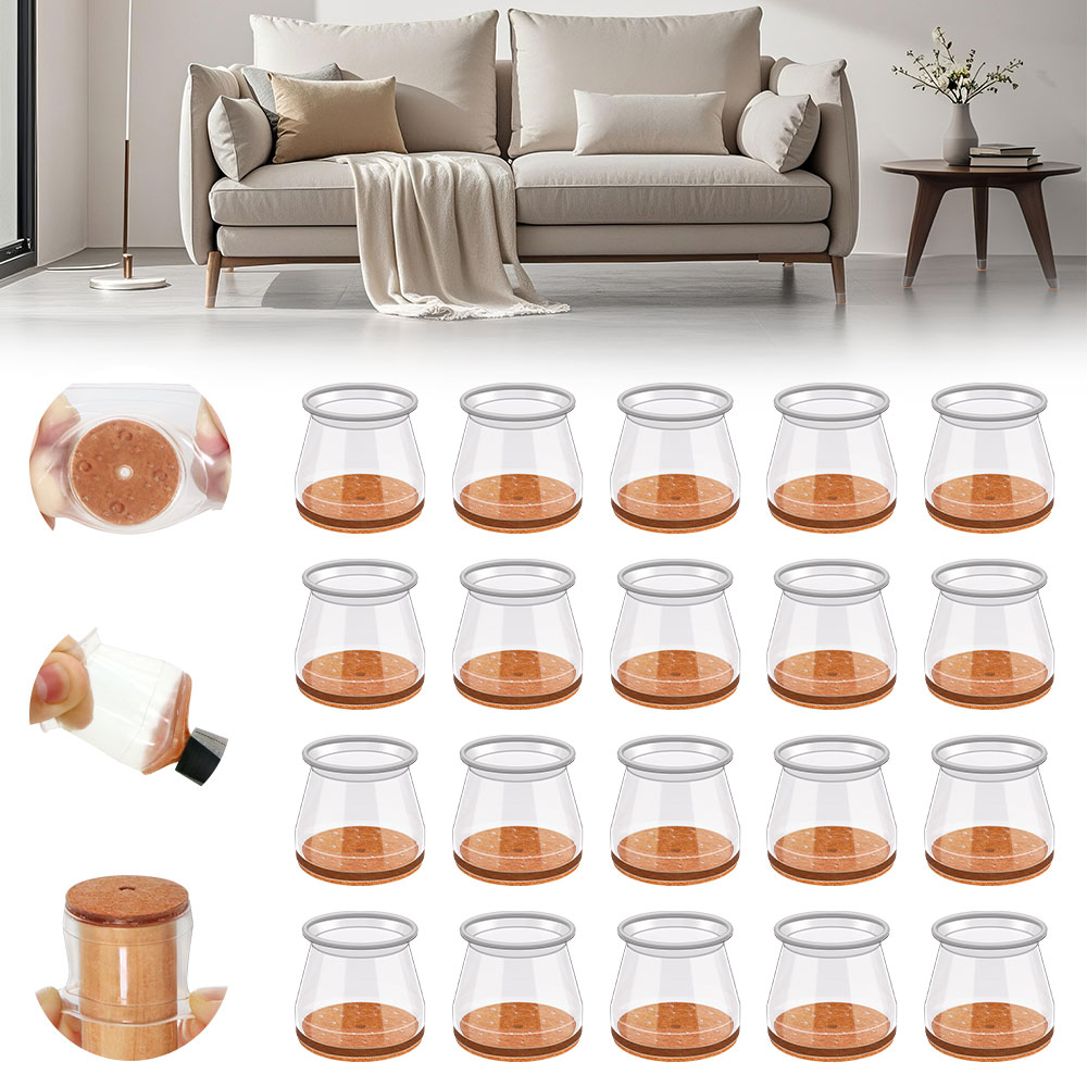 Furniture Hardware Feet - 24-36pcs Chair Leg Caps Silicone Feet