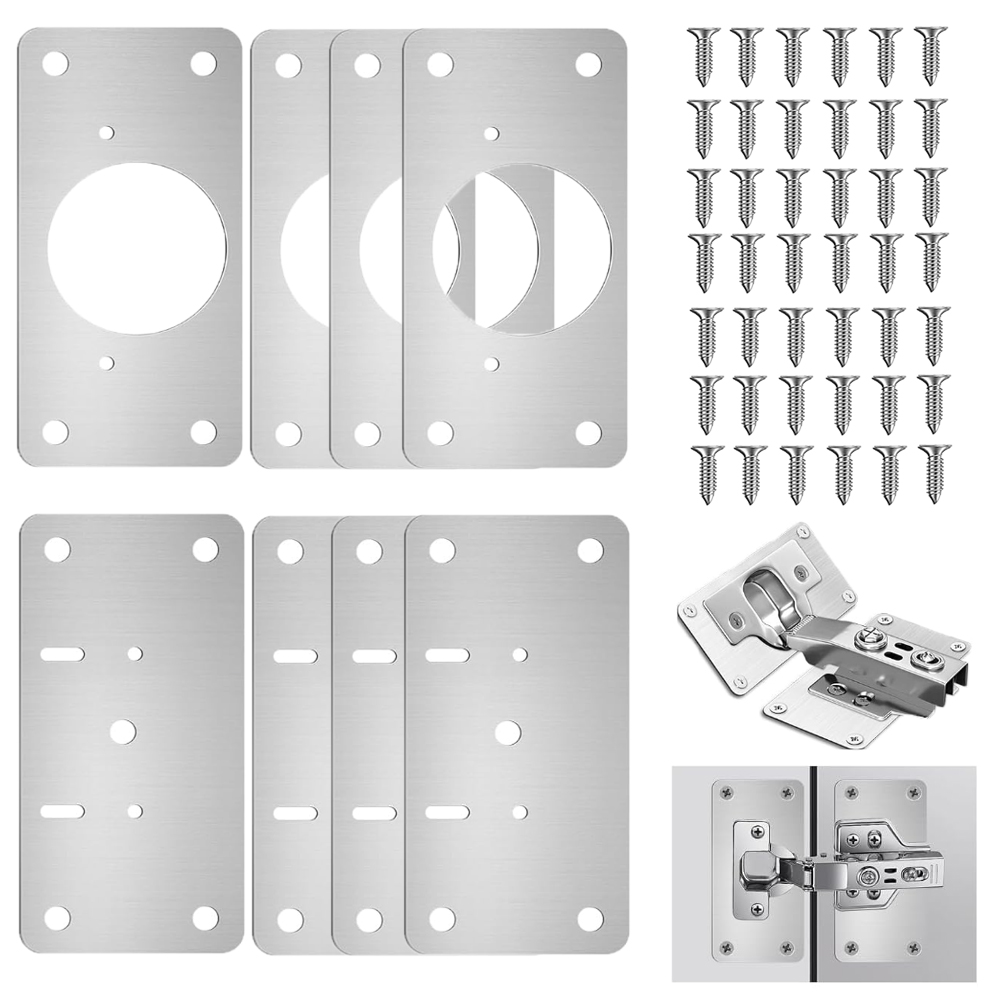 Furniture Hardware Fixing Screws - 4/8/12 Kit Hinge Kit Cabinet Door
