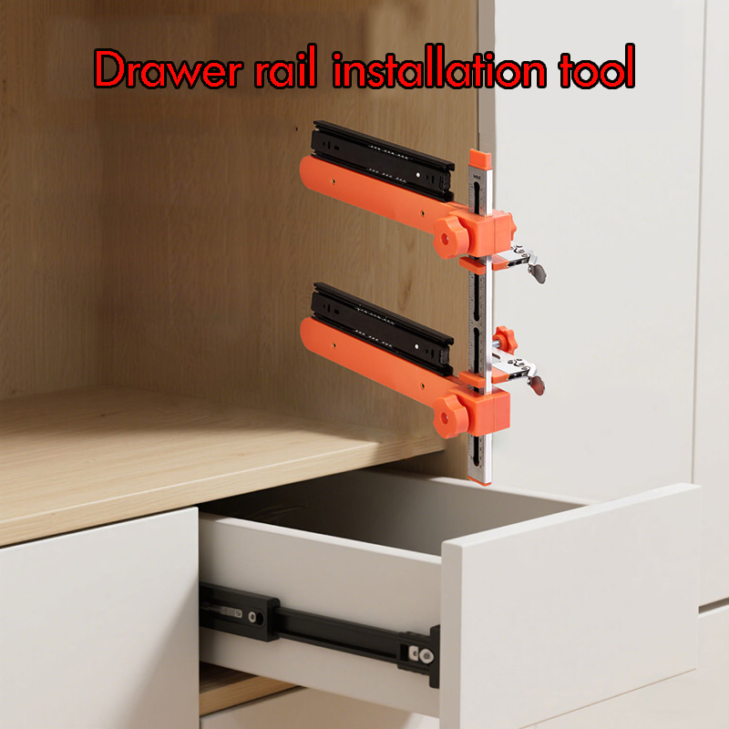 Drawer Organizer Peg - Woodworking Cupboard Drawers Slideway Track Install