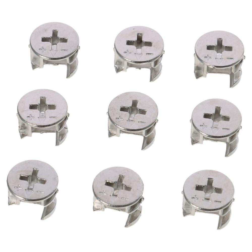 Furniture Joinery Hardware - 20PCS Zinc Cam Lock Nut Durable