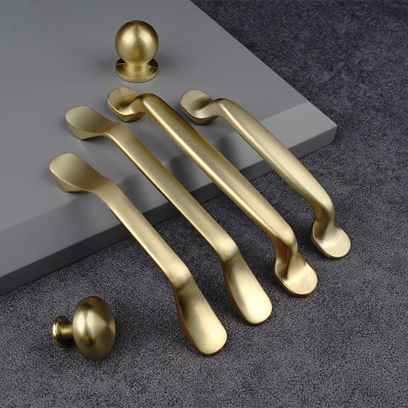 Furniture Hardware Gold - Gold Furniture Handles Aluminum Kitchen Pulls
