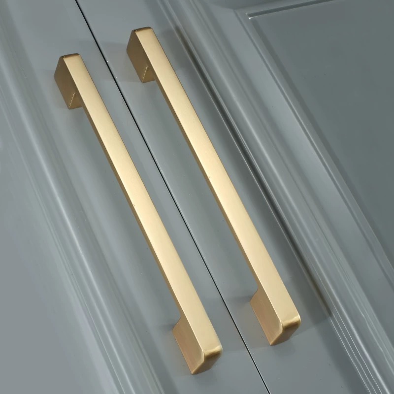Furniture Hardware Gold - Gold Brushed Cupboard Cabinet Hardware Kitchen