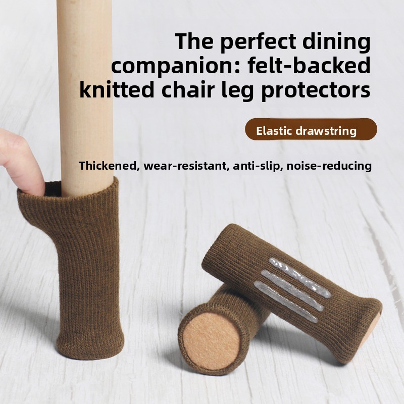 Furniture Hardware Feet - 16Pcs Thickened Felt Chair Leg Caps,