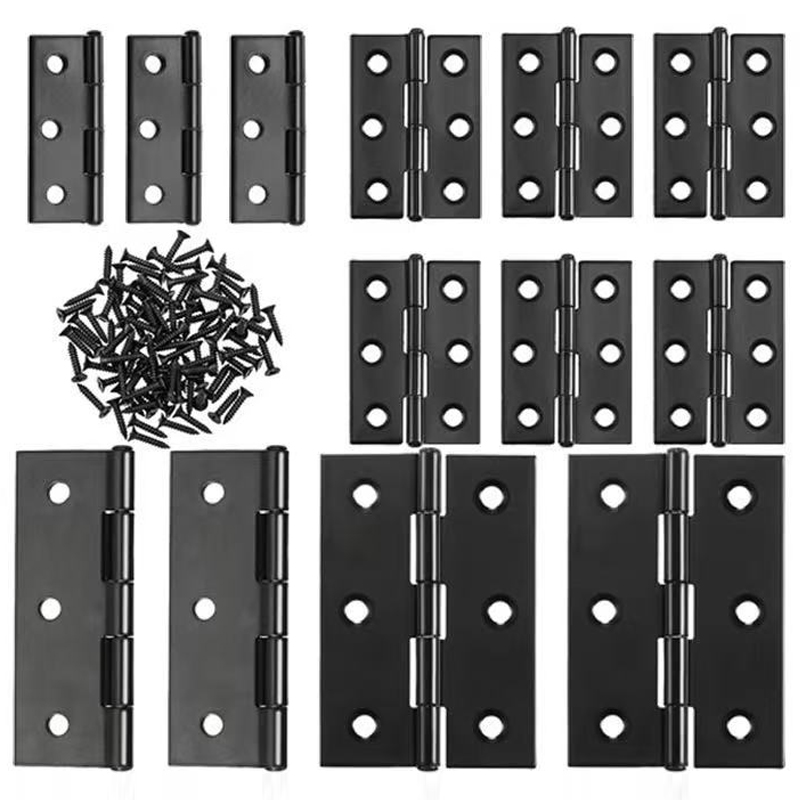 Furniture Hardware Fixing Screws - WV Black Door Hinges Stainless Steel