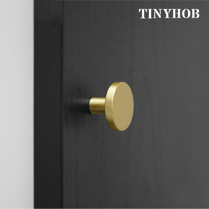 Furniture Hardware Gold - Round Brass Dresser Knobs Drawer Pulls