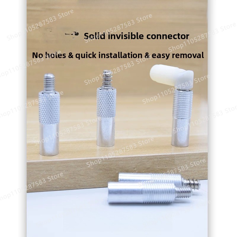 Furniture Screw Type - Solid invisible connector 2-in-1 invisible non-porous