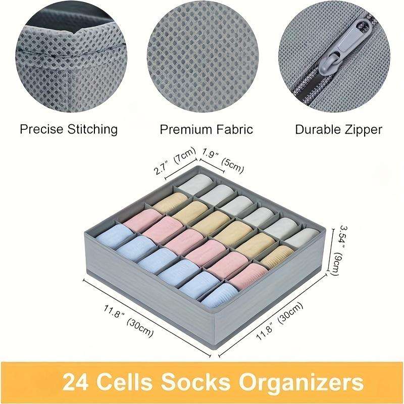 24 Grid Foldable Storage Organ - Drawer Organizer Peg 评论和价格