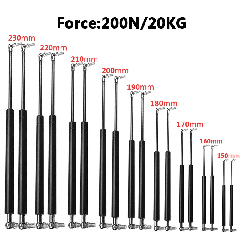 2PCS 150-230mm 200N/20KG Lift  - Furniture Hardware In China 评论和价格
