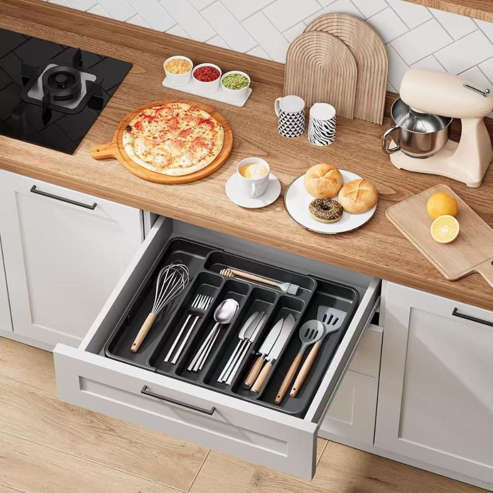 Adjustable Cutlery Drawer Orga - Drawer Organizer Peg 评论和价格