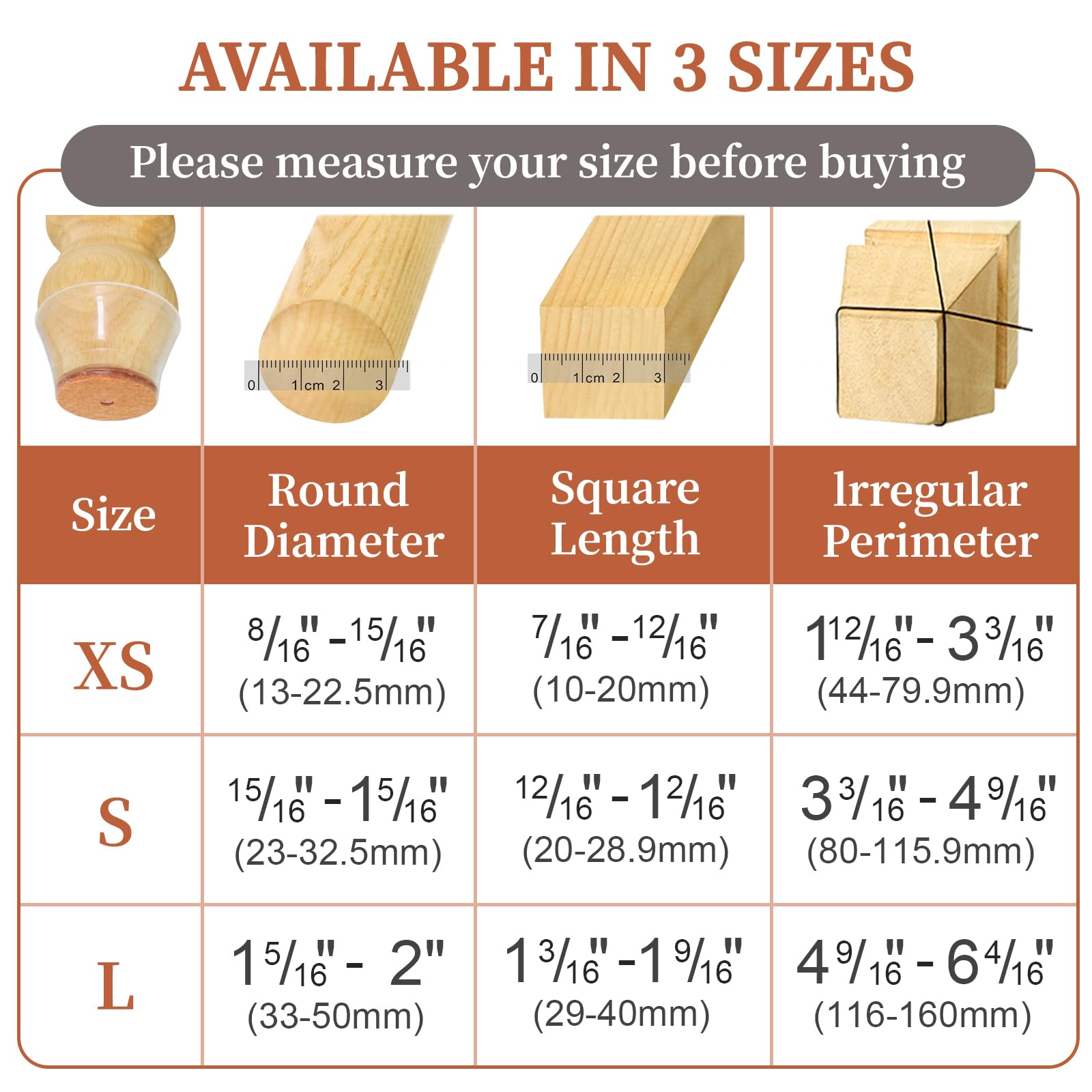 24-36pcs Chair Leg Caps Silico - Furniture Hardware Feet 评论和价格