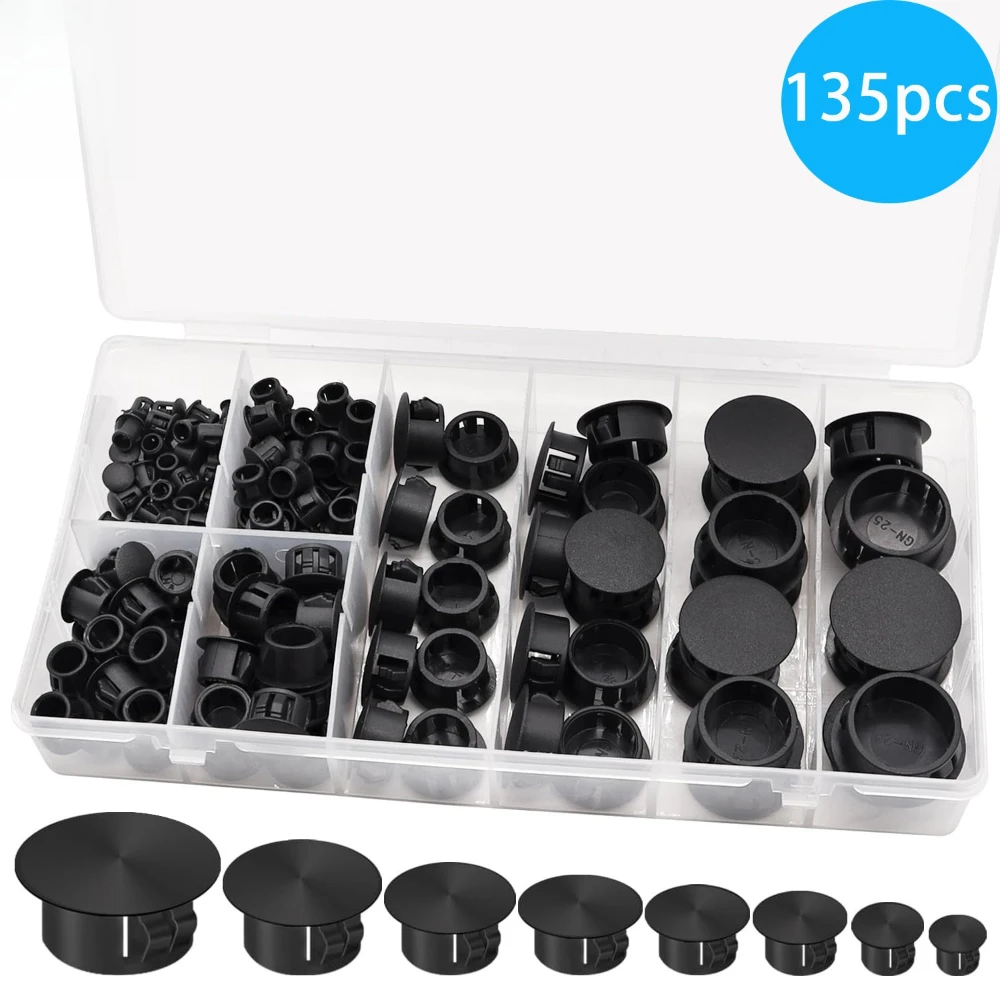135pcs Cover Screw-type Plug H - Furniture Screw Type 评论和价格
