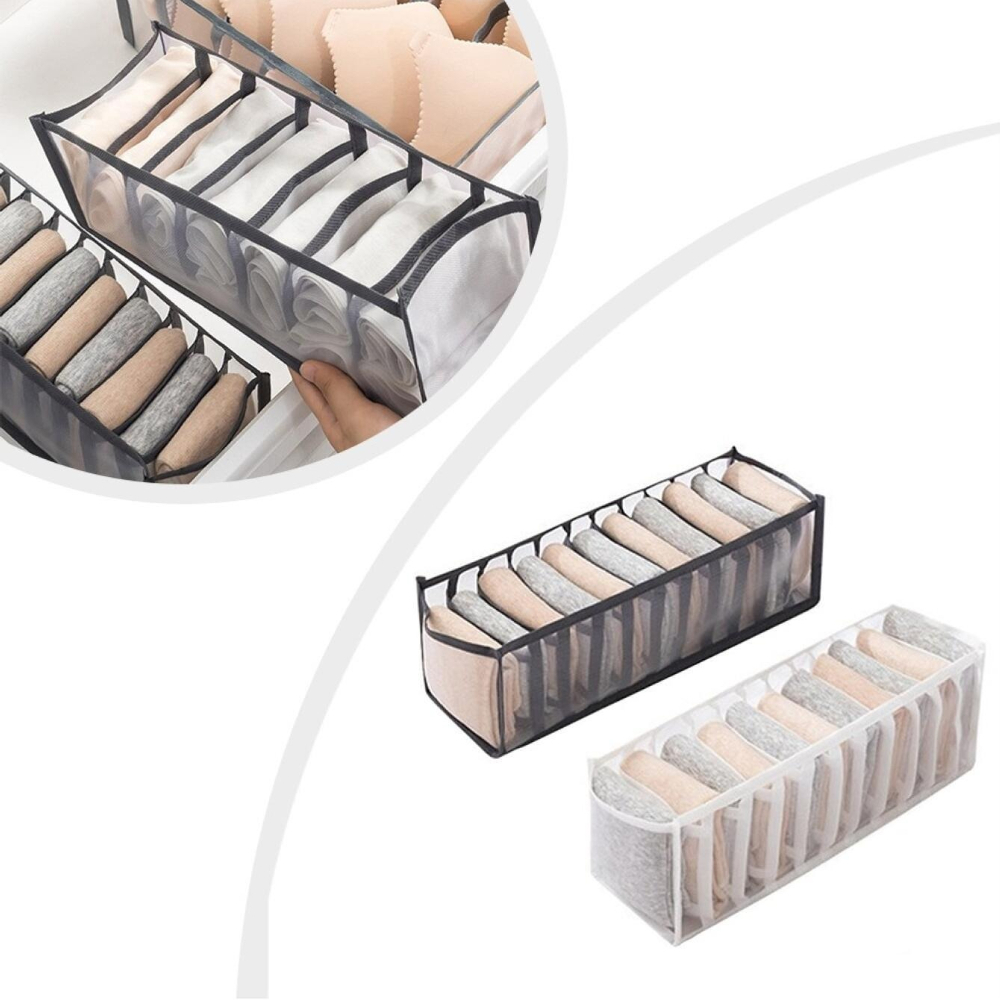 7 Grids Underwear Drawer Organ - Drawer Organizer Peg 评论和价格