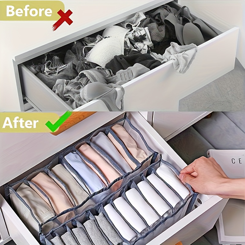 7 Grids Underwear Drawer Organ - Drawer Organizer Peg 评论和价格
