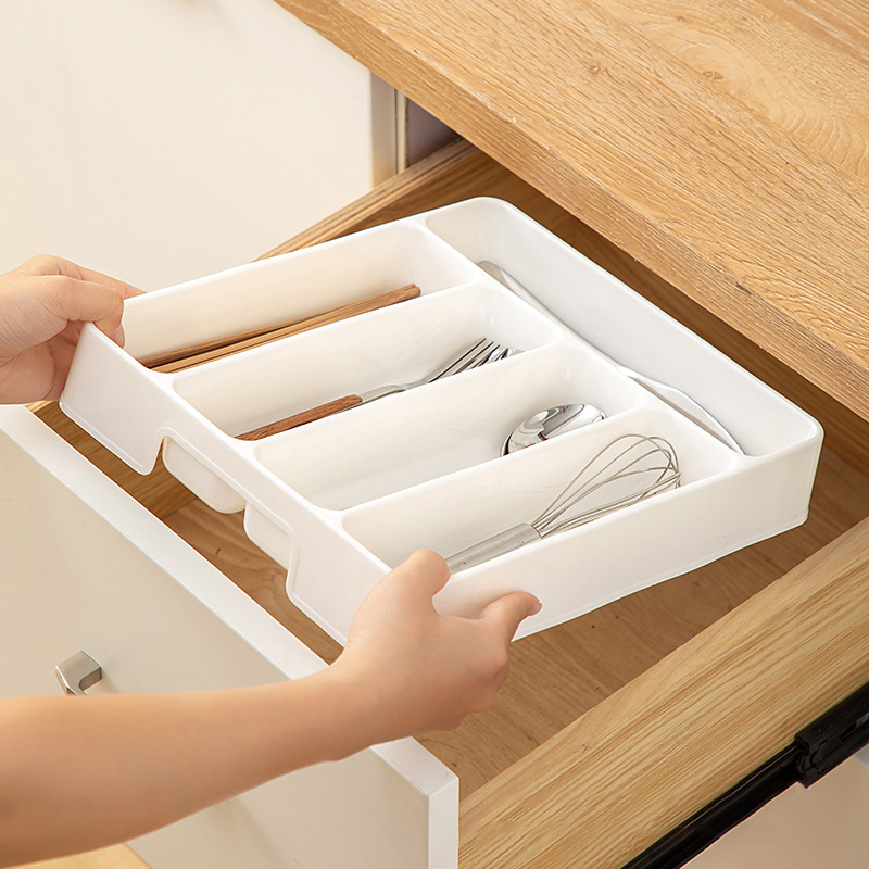 4/5 Compartments Cutlery Organ - Drawer Organizer Peg 评论和价格