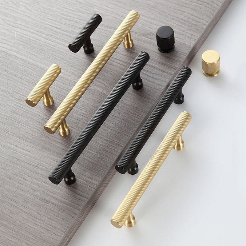 Gold Black Brass Handle with S - Furniture Hardware Gold 评论和价格