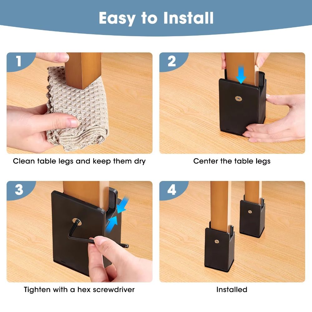 Durable Splint-type Chair Feet - Furniture Screw Type 评论和价格