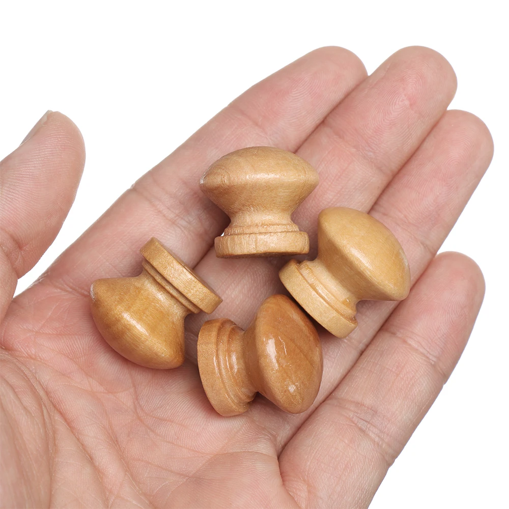 10pcs/Lot Round Shape Natural  - Furniture Hardware Wood 评论和价格
