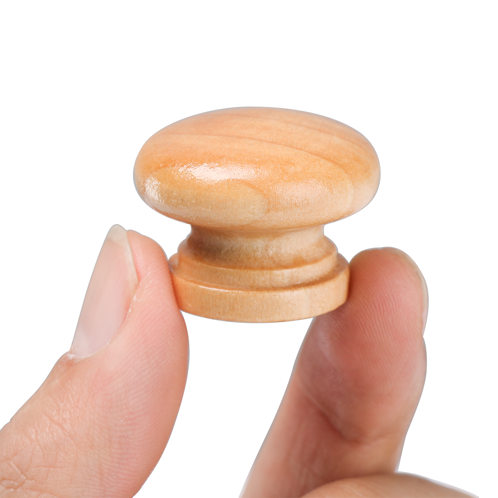 10pcs/Lot Round Shape Natural  - Furniture Hardware Wood 评论和价格
