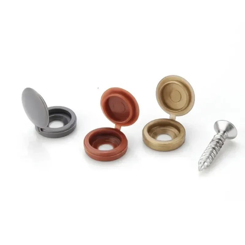 Hinged Plastic Screw Cap Cover - Furniture Hardware Fixing Screws 评论和价格
