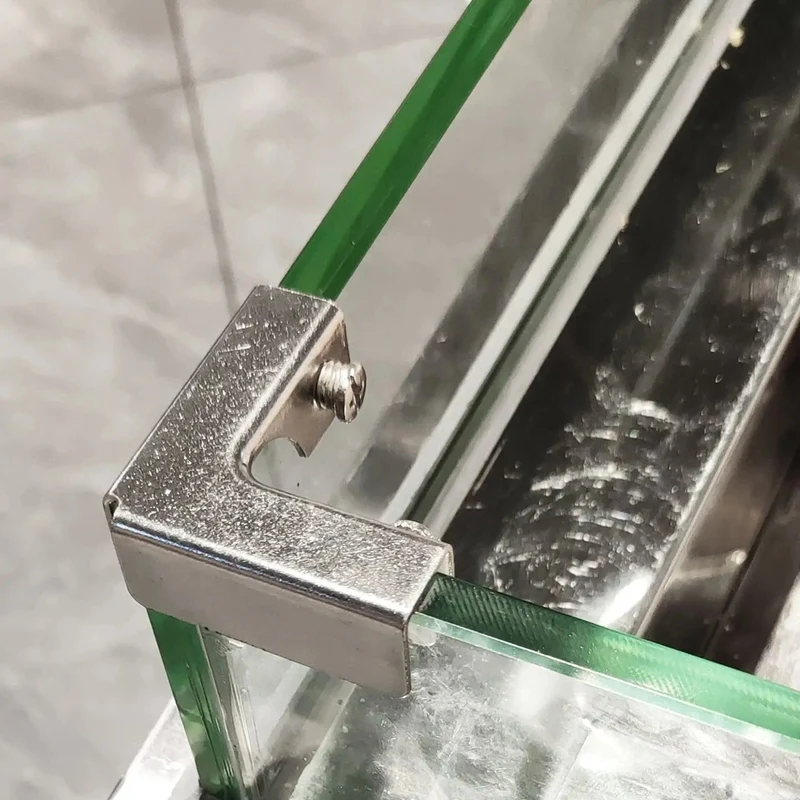 4Pcs L Type Glass Fixing Clip  - Furniture Hardware Types 评论和价格