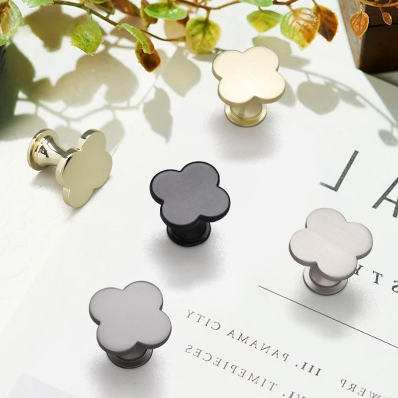 Four-leaf clover color single  - Furniture Hardware Gold 评论和价格
