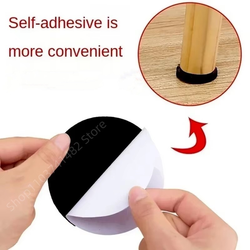 2-48Pc Self Adhesive Black Fur - Furniture Hardware Feet 评论和价格