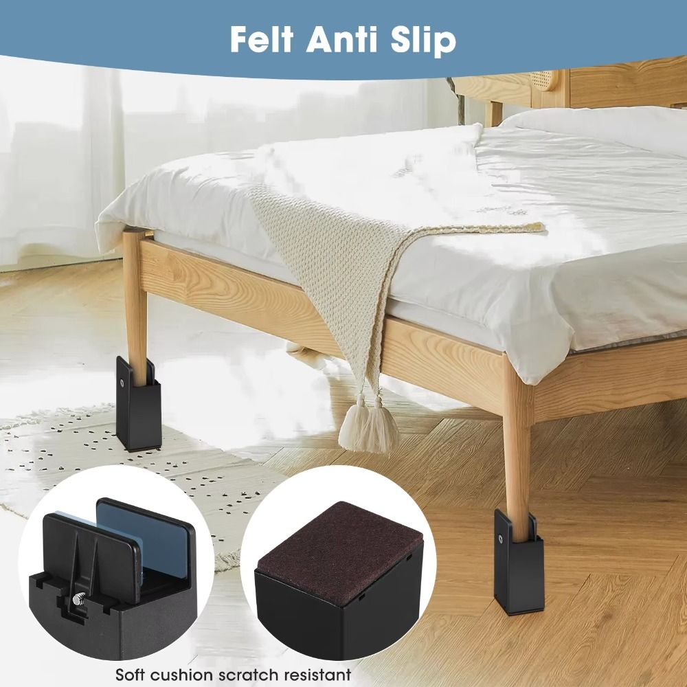 Splint-type Chair Feet Riser S - Furniture Screw Type 评论和价格
