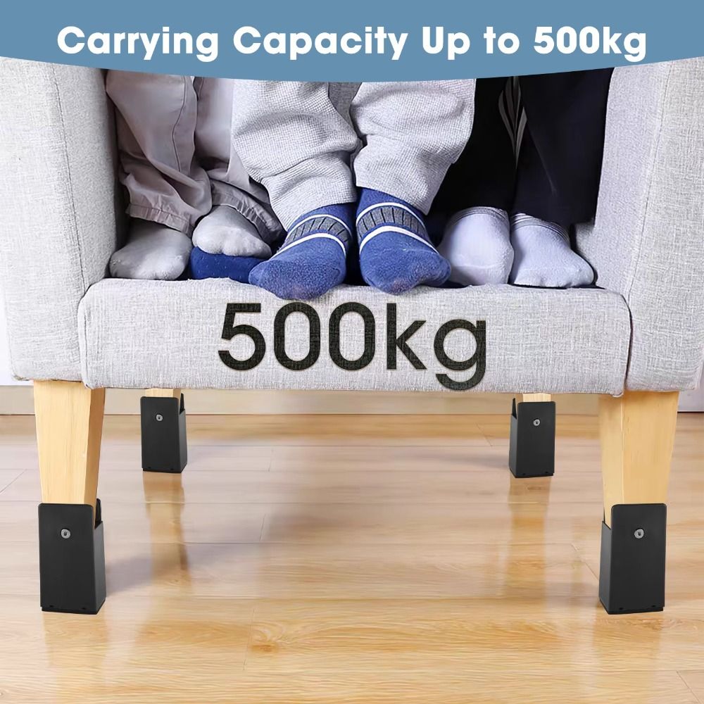 Splint-type Chair Feet Riser S - Furniture Screw Type 评论和价格