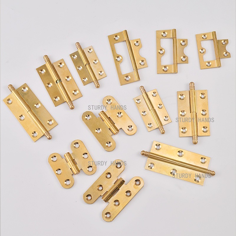 10pcs Brass Hinges, Gold Hinge - Furniture Hardware Gold 评论和价格