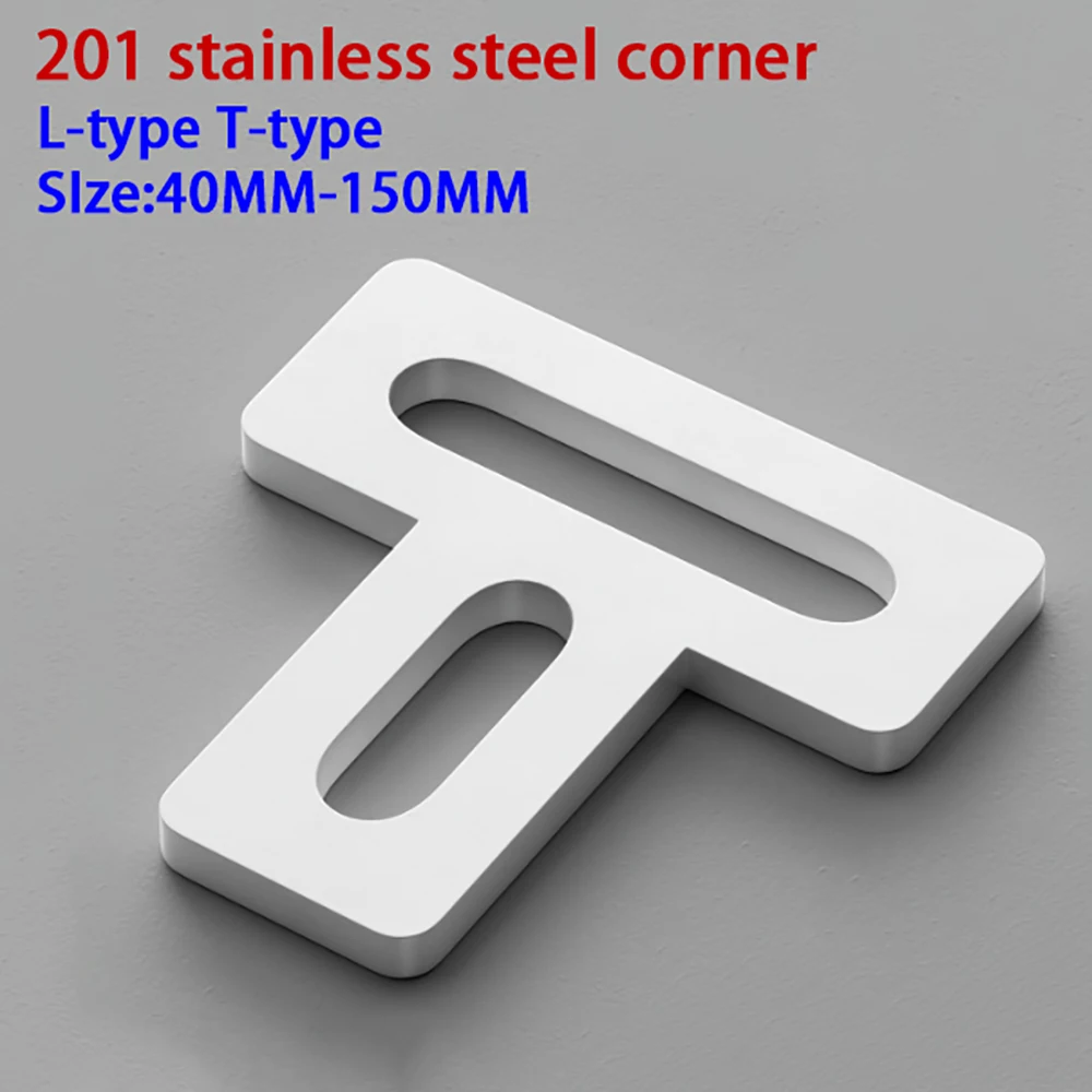 White Stainless Steel L/T Type - Furniture Hardware Types 评论和价格