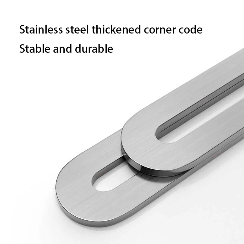 White Stainless Steel L/T Type - Furniture Hardware Types 评论和价格