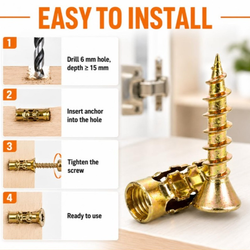 Short Expansion Screw Set Cabi - Furniture Hardware In China 评论和价格