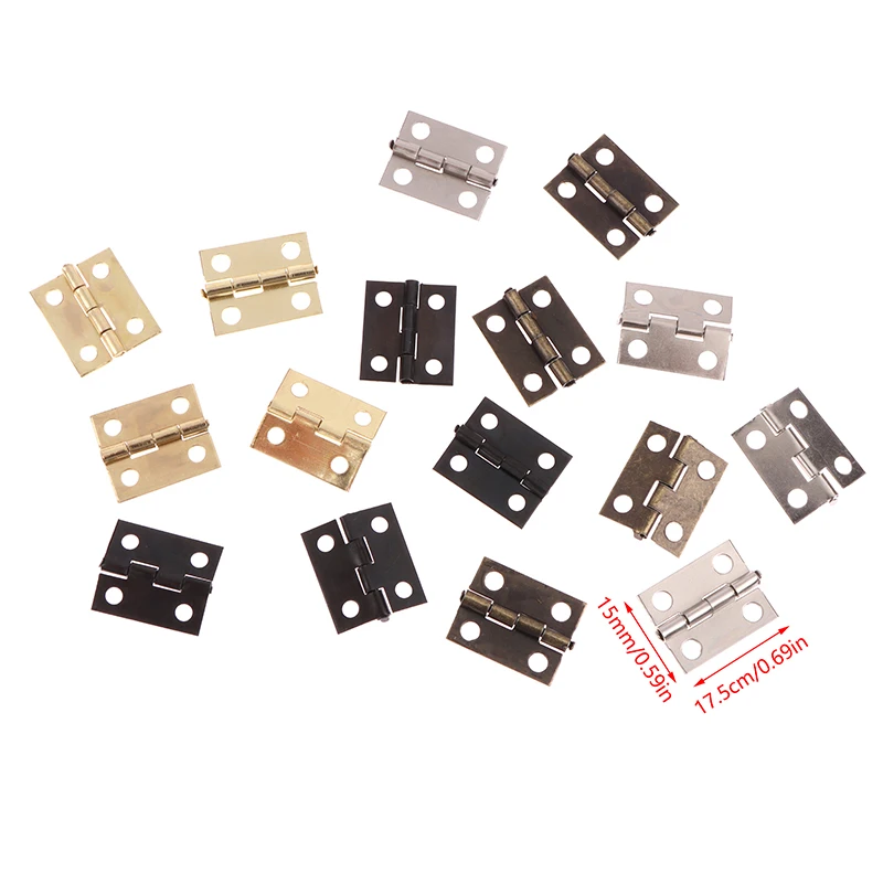 50pcs/box Hinges + 200 Screws  - Furniture Hardware Gold 评论和价格
