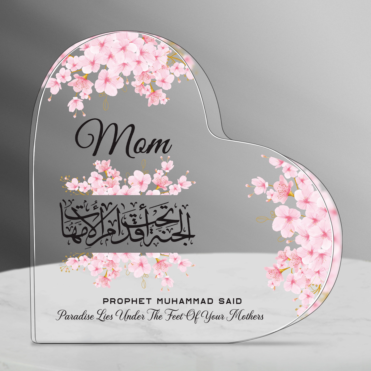 Heart Acrylic Desk Plaque Mom  - Furniture Paradise & Hardware Ghaziabad Photos 评论和价格