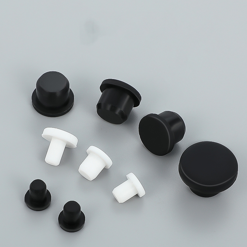 Black White Silicone Solid Plu - Furniture Screw Type 评论和价格