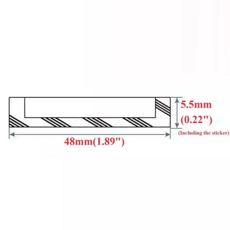 4Pcs Aluminum Round Sticking T - Furniture Hardware Gold 评论和价格