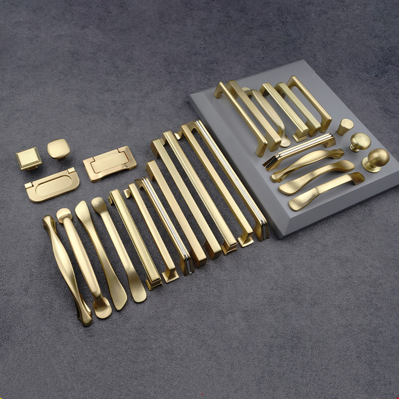 Gold Furniture Handles Aluminu - Furniture Hardware Gold 评论和价格