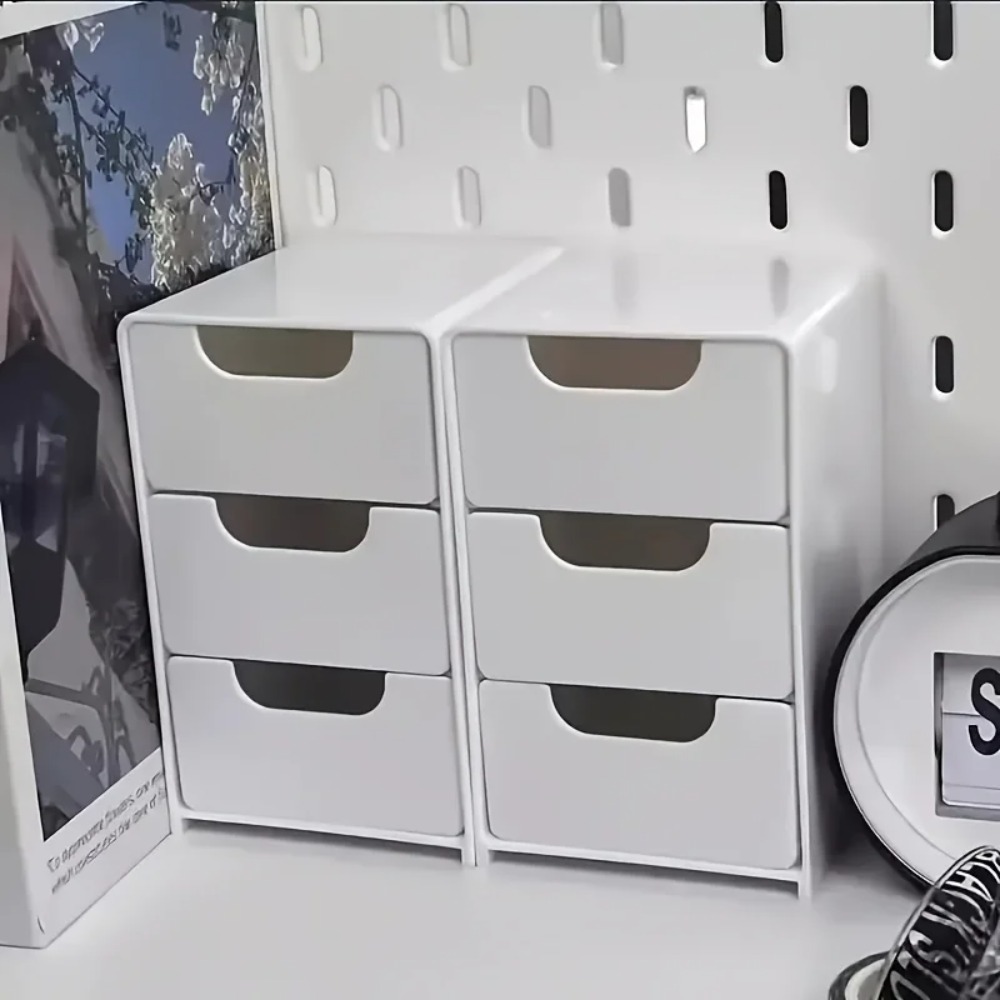 Chic 3-Tier Desk Organizer wit - Drawer Organizer Peg 评论和价格