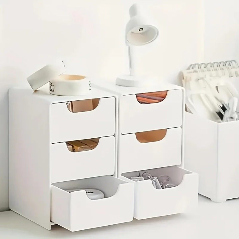 Chic 3-Tier Desk Organizer wit - Drawer Organizer Peg 评论和价格