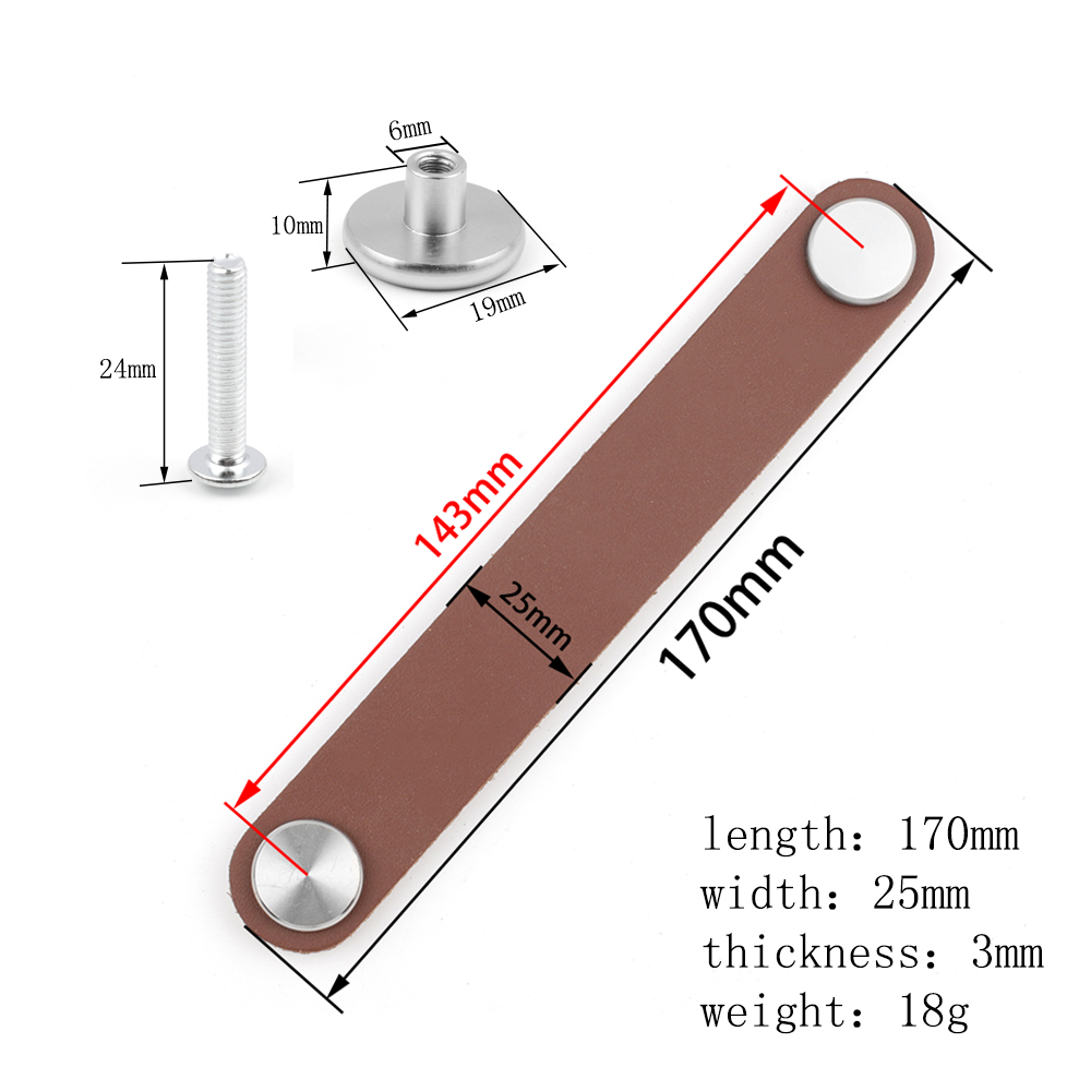 Leather Knobs Cabinet Wardrobe - Furniture Hardware In China 评论和价格