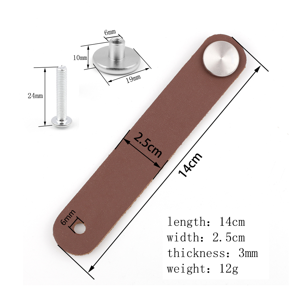 Leather Knobs Cabinet Wardrobe - Furniture Hardware In China 评论和价格