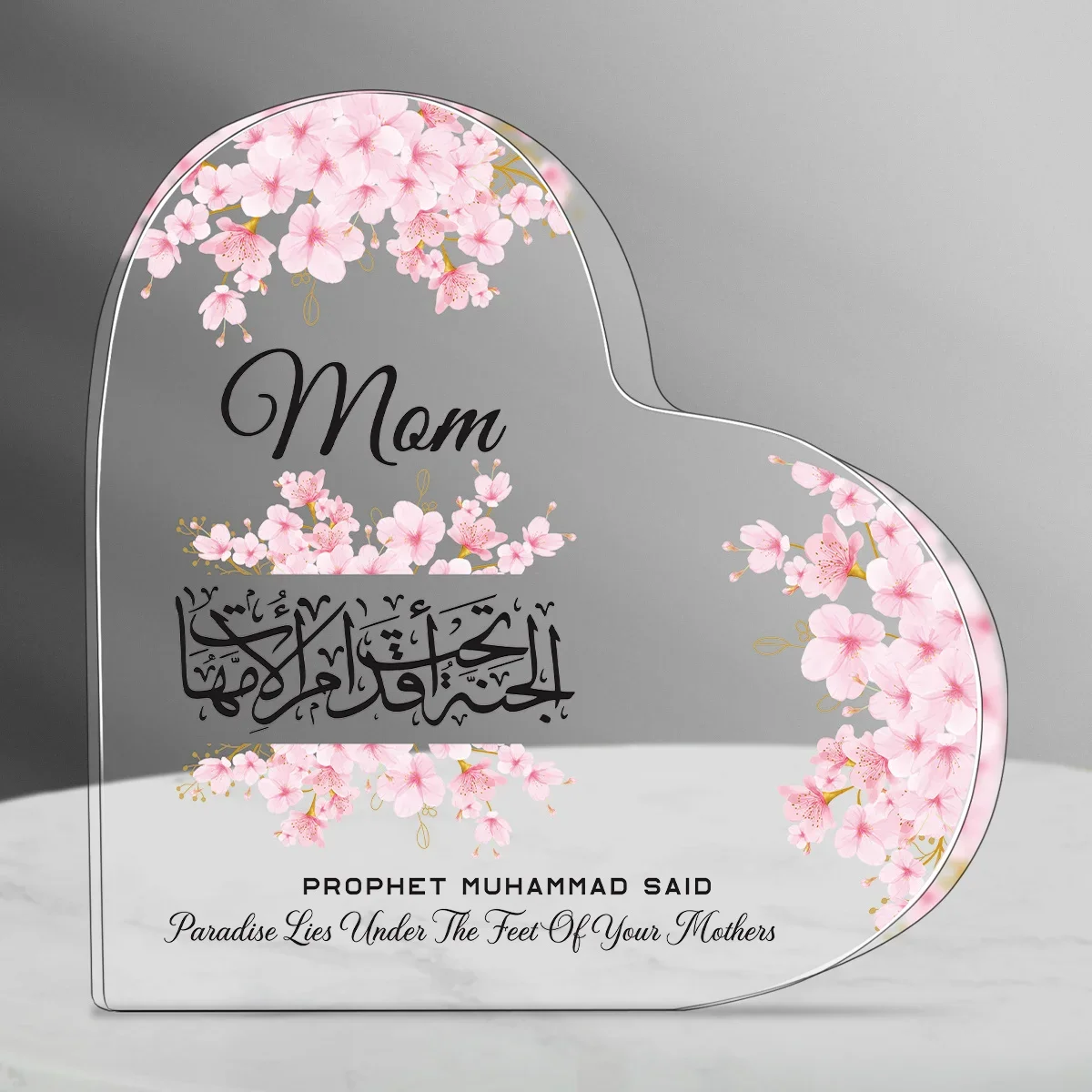 Heart Acrylic Desk Plaque Mom  - Furniture Paradise & Hardware Ghaziabad Photos 评论和价格