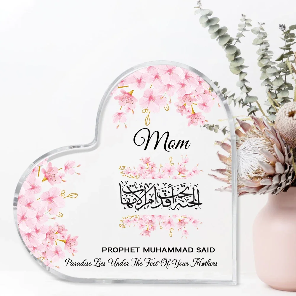 Heart Acrylic Desk Plaque Mom  - Furniture Paradise & Hardware Ghaziabad Photos 评论和价格