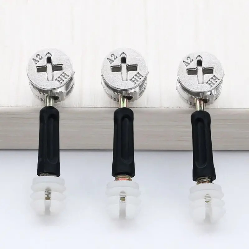 100pcs Furniture Three-In-One  - Furniture Hardware Fixing Screws 评论和价格