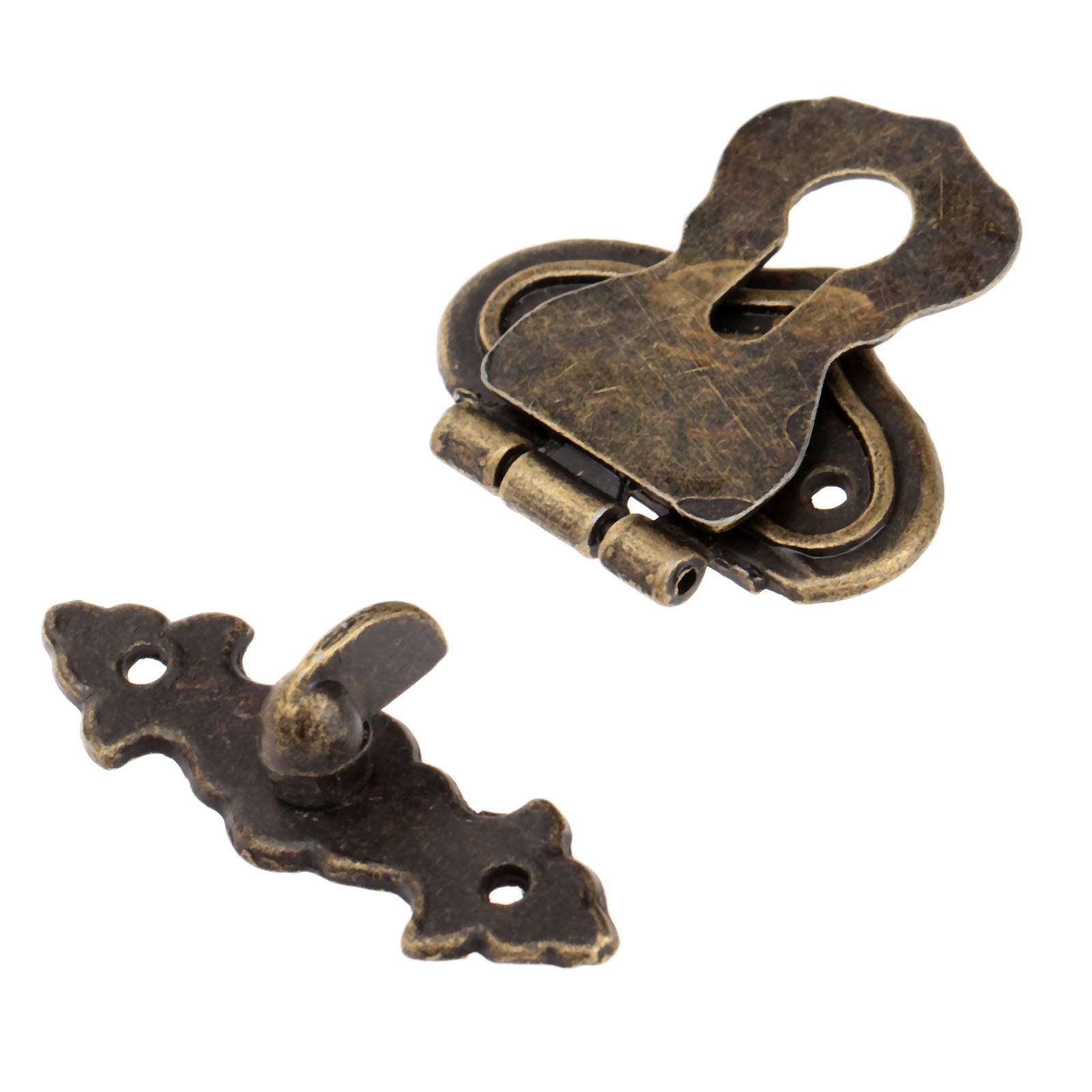 5Pcs 63x47mm Antique Metal Loc - Furniture Hardware Wood 评论和价格