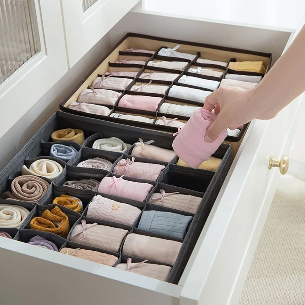 Organizer For Underwear Socks  - Drawer Organizer Peg 评论和价格