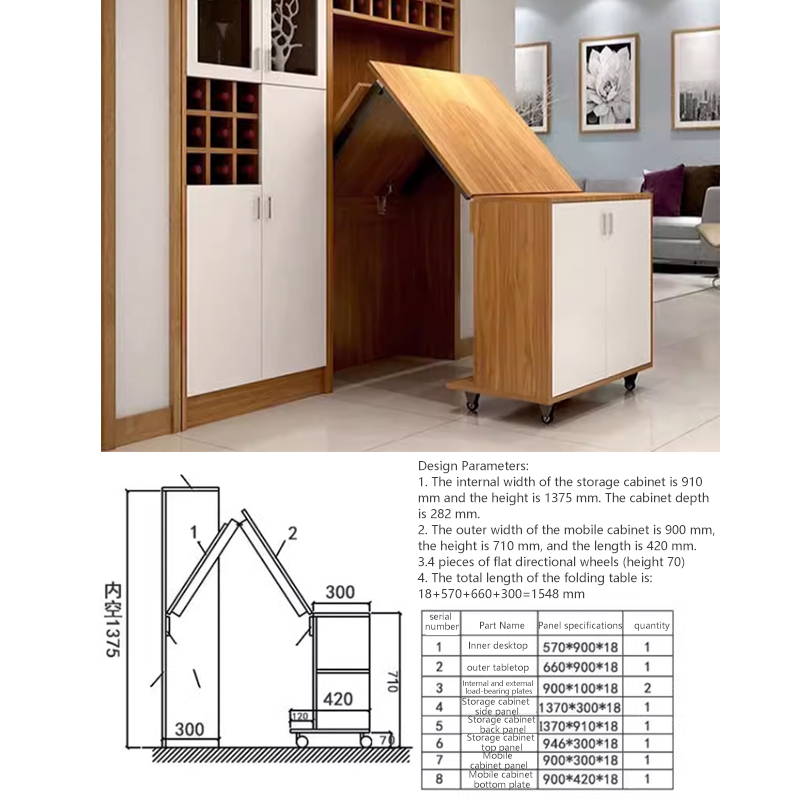 Flip Up Folding Table Extendab - Furniture Hardware Types 评论和价格