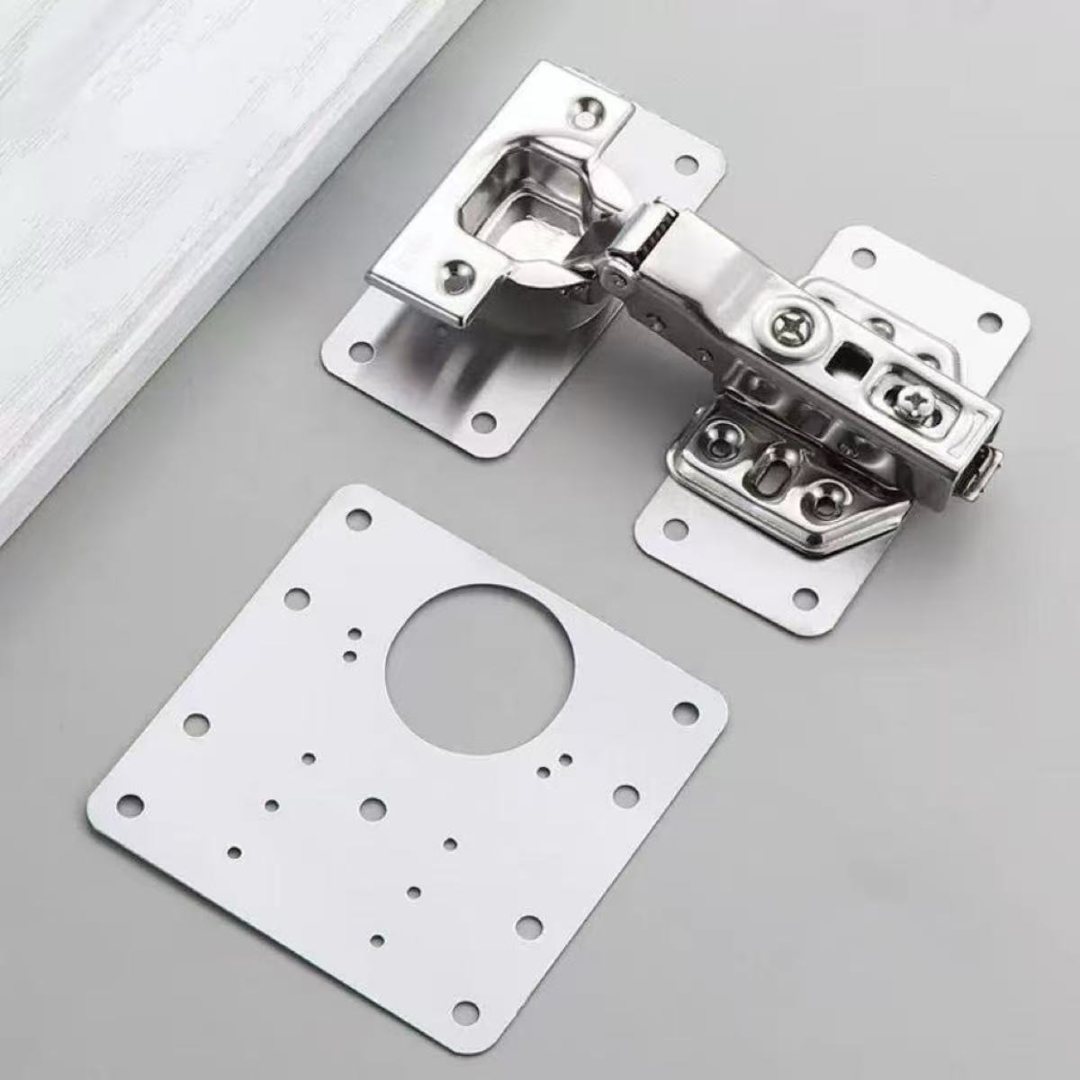Hinge Repair Plate Kitchen Cab - Furniture Hardware Fixing Screws 评论和价格