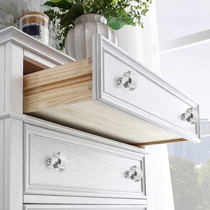 6Pcs Cabinet Knob with Screws  - Furniture Hardware Feet 评论和价格