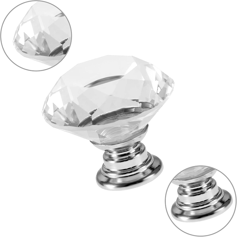 6Pcs Cabinet Knob with Screws  - Furniture Hardware Feet 评论和价格